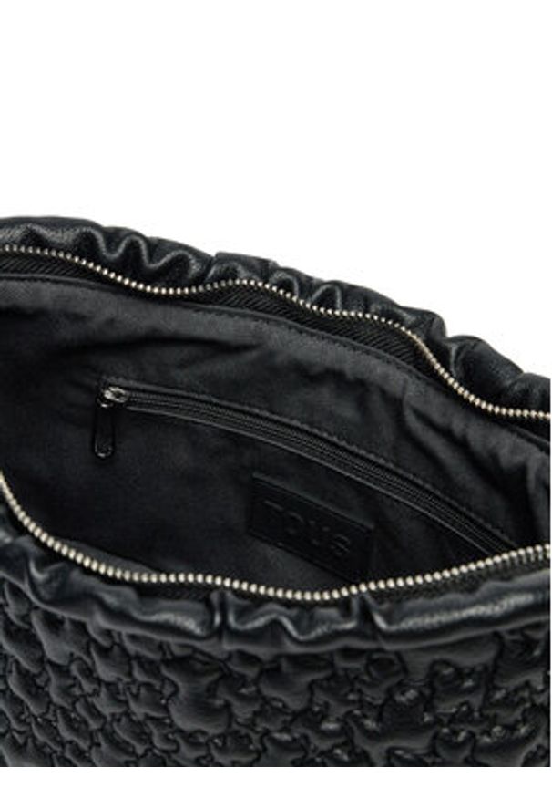 Tous - TOUS Torebka Puffy Bear 2002185351 Czarny. Kolor: czarny. Materiał: skórzane