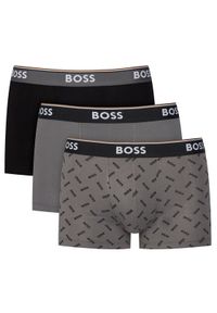 BOSS Komplet bokserek 50554443 Szary. Kolor: szary. Materiał: bawełna #1
