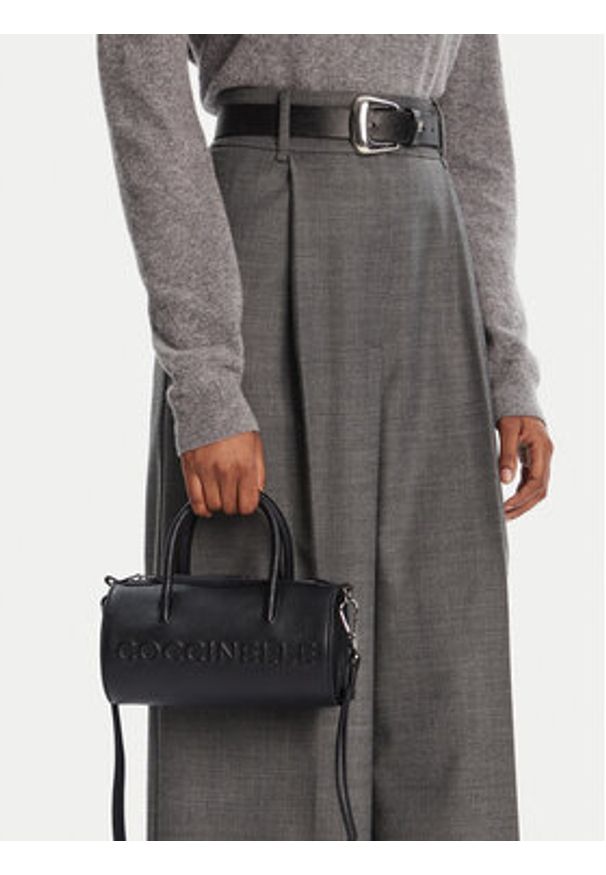 Coccinelle Torebka QBB Coccinellemyrtha Maxi Logo E1 QBB 18 04 01 Czarny. Kolor: czarny. Materiał: skórzane