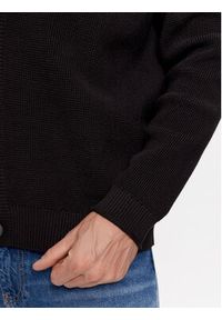 Calvin Klein Jeans Kardigan Badge Skater J30J324327 Czarny Relaxed Fit. Kolor: czarny. Materiał: bawełna #4