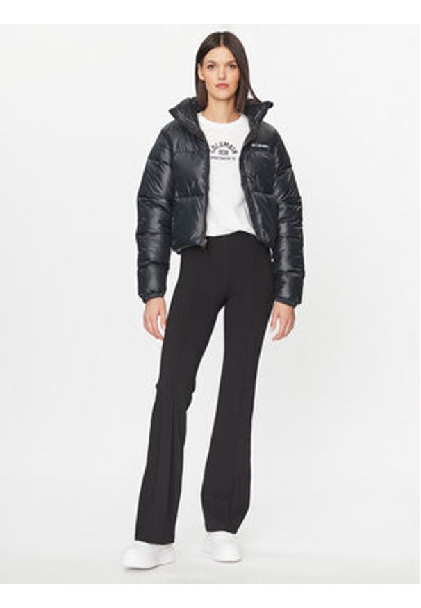 columbia - Columbia Kurtka zimowa Puffect™ Cropped Jacket Czarny Regular Fit. Kolor: czarny. Materiał: syntetyk. Sezon: zima