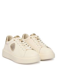 Blauer Sneakersy S6VENUS01/LEM Écru. Materiał: skóra #6
