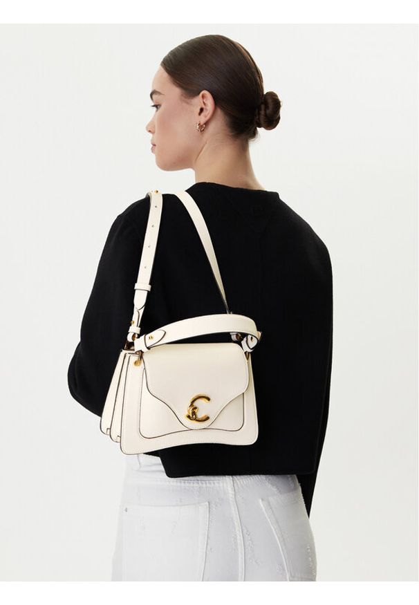 Coccinelle Torebka C-ME CALF Biały. Kolor: biały. Materiał: skórzane