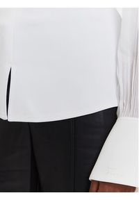 Karl Lagerfeld - KARL LAGERFELD Bluzka A3W11025 Écru Slim Fit. Typ kołnierza: dekolt w karo. Materiał: wiskoza #3