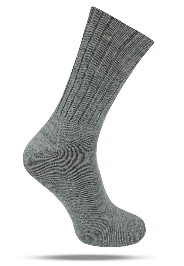 His Story - Ciepłe Wełniane Skarpetki Zimowe - Kolor Szary. Kolor: szary. Materiał: wełna, elastan, poliamid