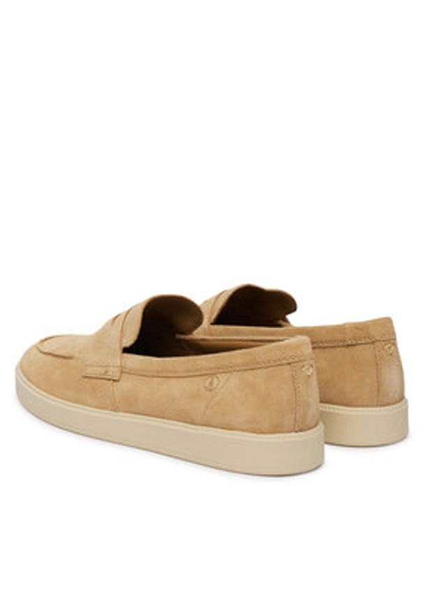 Clarks Półbuty Lockford Easy 26186190 Beżowy. Kolor: beżowy. Materiał: zamsz, skóra