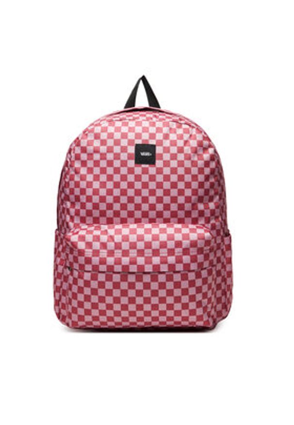 Vans Plecak Old Skool Check VN000H4XZRY1 Różowy. Kolor: różowy. Materiał: materiał
