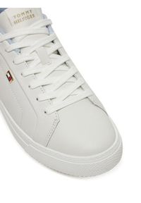 TOMMY HILFIGER - Tommy Hilfiger Sneakersy Sporty Sneaker FW0FW08899 Biały. Kolor: biały. Materiał: skóra #6
