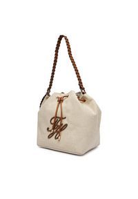 TOMMY HILFIGER - Tommy Hilfiger Torebka Th Elev Summer Bucket Canvas AW0AW18631 Beżowy. Kolor: beżowy #4