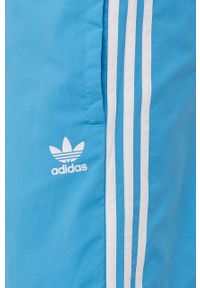 adidas Originals szorty Adicolor HB9533 męskie. Okazja: na co dzień. Kolor: niebieski. Materiał: tkanina, materiał. Styl: casual #3