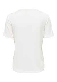 only - ONLY T-Shirt 15307292 Biały Regular Fit. Kolor: biały. Materiał: syntetyk #5