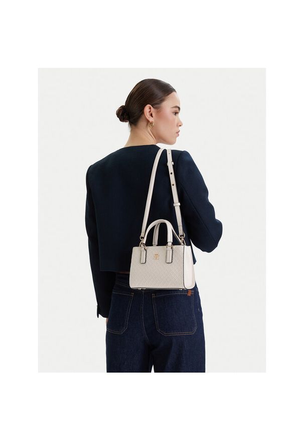 TOMMY HILFIGER - Torebka Tommy Hilfiger. Kolor: biały