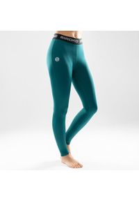 SIROKO - Damskie narciarskie legginsy termoaktywne Sporty zimowe Siroko Écrins. Kolor: zielony. Materiał: tkanina. Sezon: zima. Sport: narciarstwo