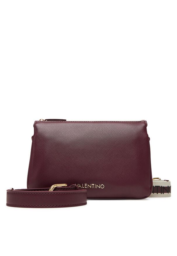 VALENTINO - Valentino Torebka Zero Pre VBS7B308 Bordowy. Kolor: czerwony. Materiał: skórzane
