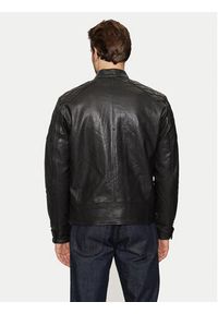 Replay - REPLAY Kurtka skórzana M8435 .000.84950 Czarny Regular Fit. Kolor: czarny. Materiał: skóra #6