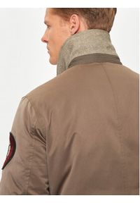 Aeronautica Militare Kurtka bomber 242AB2190CT3376 Brązowy Regular Fit. Kolor: brązowy. Materiał: syntetyk #6