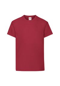 FRUIT OF THE LOOM - Oryginalna Koszulka Dla Dzieci. Kolor: czerwony. Sport: turystyka piesza #1