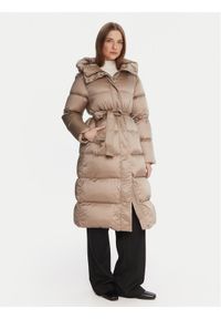 Hetrego - Hetregó Kurtka zimowa Karen 8P605 25WD02 Beżowy Regular Fit. Kolor: beżowy. Materiał: syntetyk. Sezon: zima
