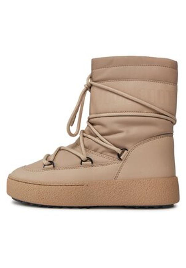 Moon Boot Śniegowce Ltrack Tube Rubber 24500900003 Beżowy. Kolor: beżowy. Materiał: syntetyk