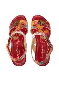 Laura Vita Sandały Bonito 27 Czerwony. Kolor: czerwony. Materiał: skóra #7
