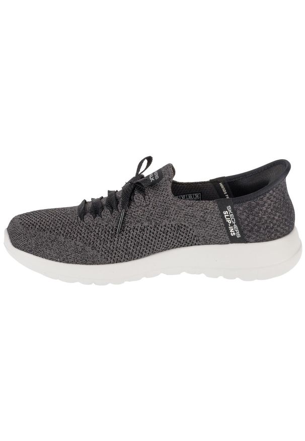 skechers - Buty sportowe Sneakersy damskie, Slip-Ins: Go Walk Joy - Abby. Kolor: czarny. Sport: turystyka piesza