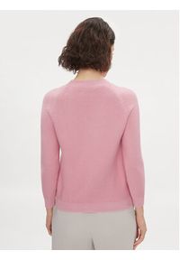 Weekend Max Mara Sweter Linz 2415361071650 Różowy Regular Fit. Kolor: różowy. Materiał: bawełna #3