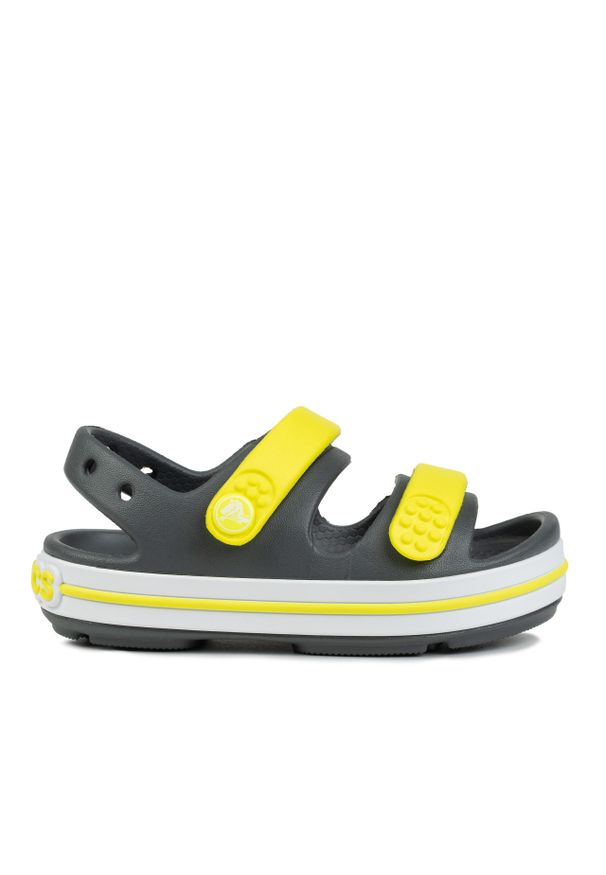 Sandały dziecięce Crocs CROCBAND CRUISER. Kolor: szary, biały, wielokolorowy, żółty