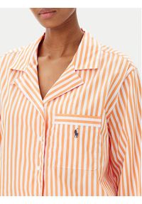 Polo Ralph Lauren Piżama 4P8010 Pomarańczowy Relaxed Fit. Kolor: pomarańczowy. Materiał: bawełna #3