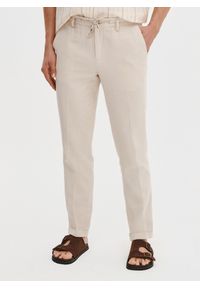 Pako Lorente - PAKO LORENTE - Lniane spodnie męskie. Materiał: len. Wzór: gładki. Sezon: wiosna #3