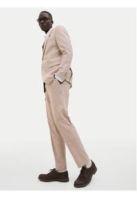 Jack & Jones - Jack&Jones Chinosy Riviera 12228724 Beżowy Slim Fit. Kolor: beżowy. Materiał: bawełna #6
