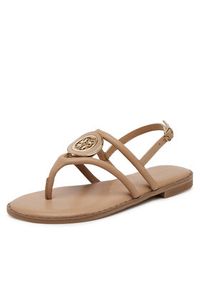 Nine West Sandały 123AL1754 Beżowy. Kolor: beżowy. Materiał: materiał, syntetyk #5