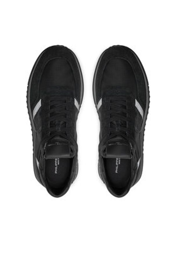 Philippe Model Sneakersy Tropez 2.1 TYLU WT08 Czarny. Kolor: czarny. Materiał: skóra, zamsz