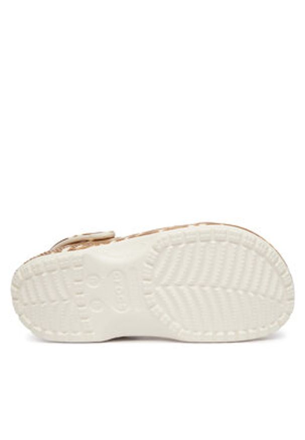 Crocs Klapki Classic Pop Animal Clogs 214153 Brązowy. Kolor: brązowy