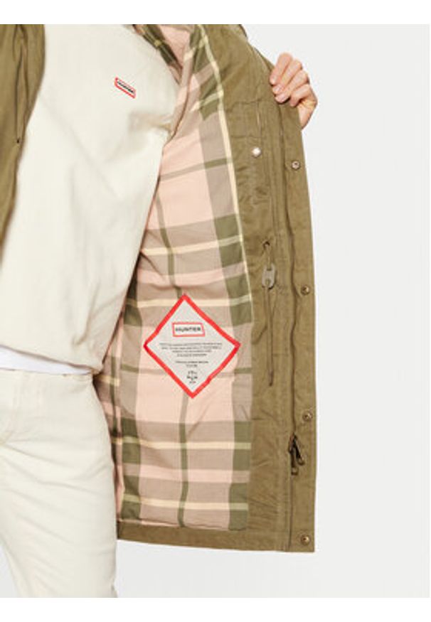 Hunter Parka Liam HARM0028242 Khaki Regular Fit. Kolor: brązowy. Materiał: bawełna