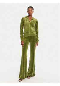 Juicy Couture Bluza Robertson JCAP176G Zielony Slim Fit. Kolor: zielony. Materiał: syntetyk #5