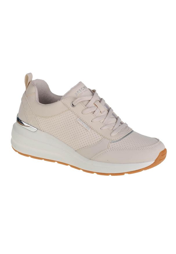 skechers - Buty sportowe Sneakersy damskie Skechers Billion-Subtle Spots. Kolor: biały. Materiał: syntetyk. Model: Skechers Sport. Sport: turystyka piesza