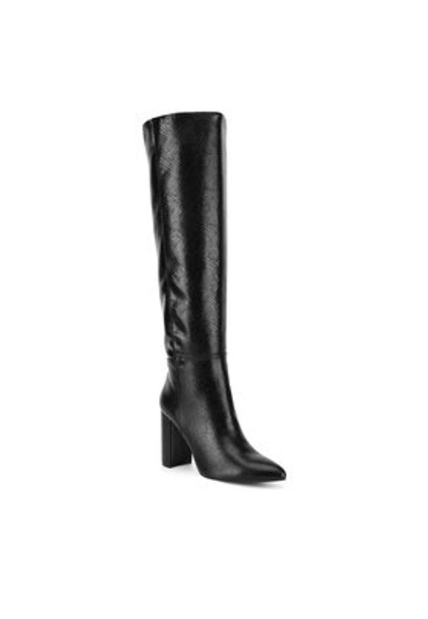 MEXX Kozaki MI001805843W Czarny. Kolor: czarny. Materiał: materiał