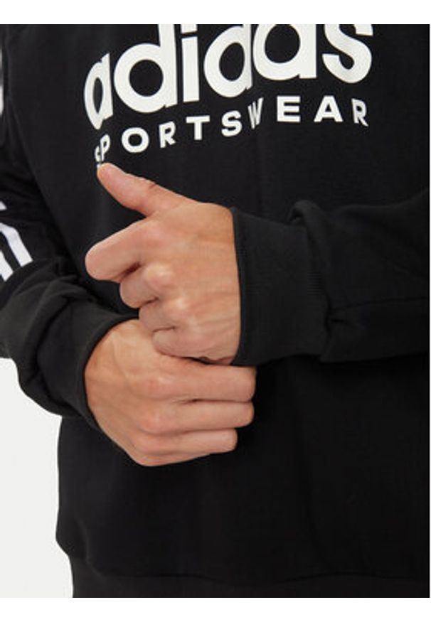 Adidas - adidas Bluza House of Tiro IW0172 Czarny Regular Fit. Kolor: czarny. Materiał: syntetyk, bawełna
