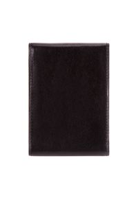 Wittchen - Etui na karty skórzane z herbem rozkładane czarne. Kolor: czarny. Materiał: skóra #4