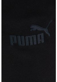 Puma - Spodnie. Kolor: czarny. Materiał: włókno, dzianina, materiał. Wzór: gładki #3