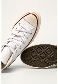 Converse trampki Chuck 70 damskie kolor biały C162056. Nosek buta: okrągły. Zapięcie: sznurówki. Kolor: biały. Materiał: guma #5