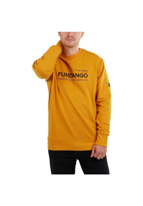 FUNDANGO - Bluza Warren - żółty. Kolor: żółty
