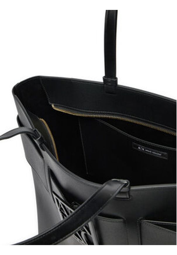 Armani Exchange Torebka 949127 0A874 00020 Czarny. Kolor: czarny. Materiał: skórzane