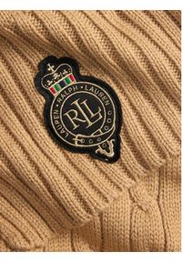 Lauren Ralph Lauren - LAUREN RALPH LAUREN Szalik 454P04456002 Beżowy. Kolor: beżowy. Materiał: materiał, poliester
