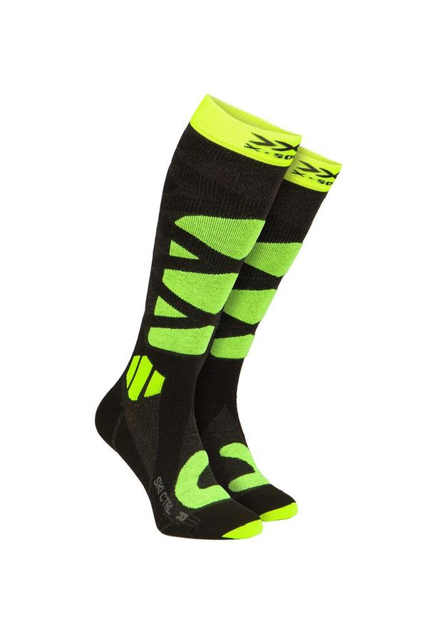 X-Socks - Skarpety narciarskie X-SOCKS SKI CONTROL 4.0. Kolor: zielony. Sport: narciarstwo