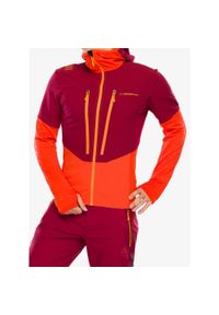 LA SPORTIVA - Bluza z kapturem męska La Sportiva Session Tech Hoody. Typ kołnierza: kaptur. Kolor: pomarańczowy