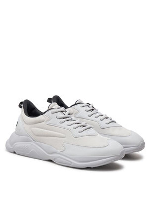 Hugo - HUGO Sneakersy Leon 50536960 10254074 01 Szary. Kolor: szary. Materiał: materiał