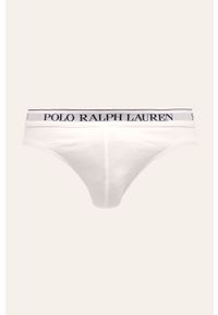 Polo Ralph Lauren - Slipy (3-pack). Kolor: biały. Materiał: bawełna, dzianina, elastan. Wzór: gładki #3
