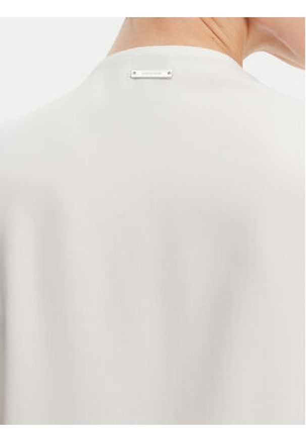 Calvin Klein Bluzka K20K208188 Biały Regular Fit. Kolor: biały. Materiał: syntetyk