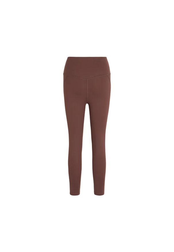 GIRLFRIEND COLLECTIVE - Damskie Długie Legginsy Kompresyjne, Z Wysokim Stanem. Stan: podwyższony. Kolor: wielokolorowy, niebieski, szary. Długość: długie